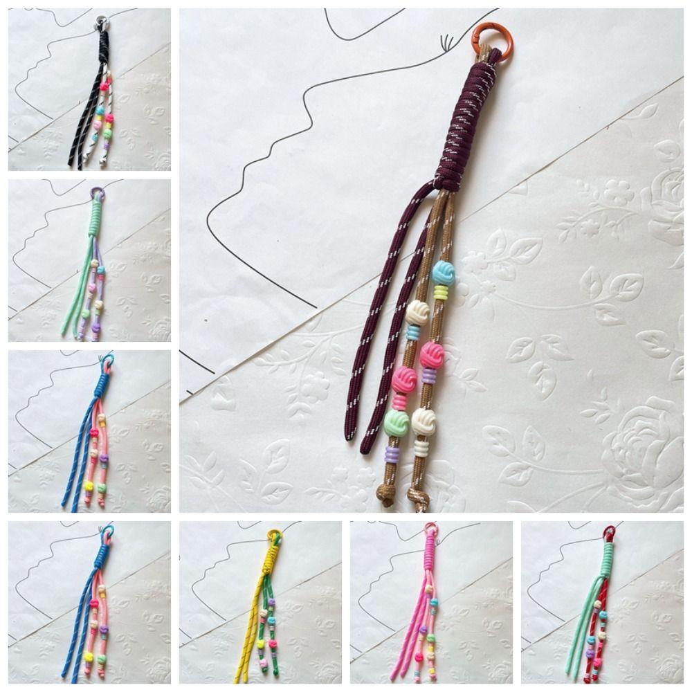 Ретро Нейлоновая веревка подвеска Нейлоновый автомобильный брелок INS Braid Rope брелок автомобильный ключ подвеска