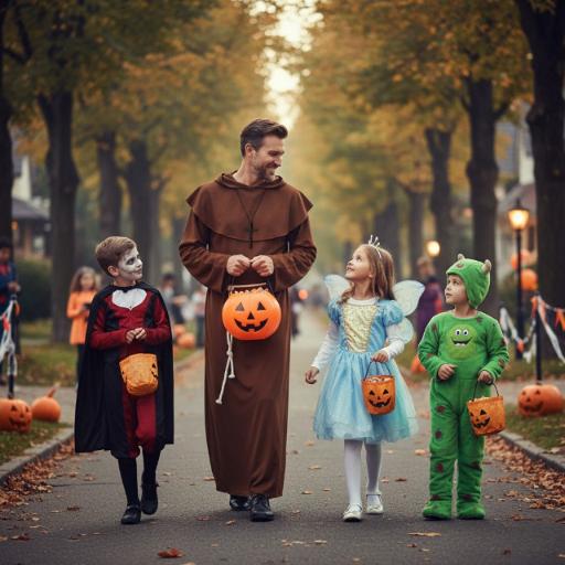Adult Halloween Monk Costume
