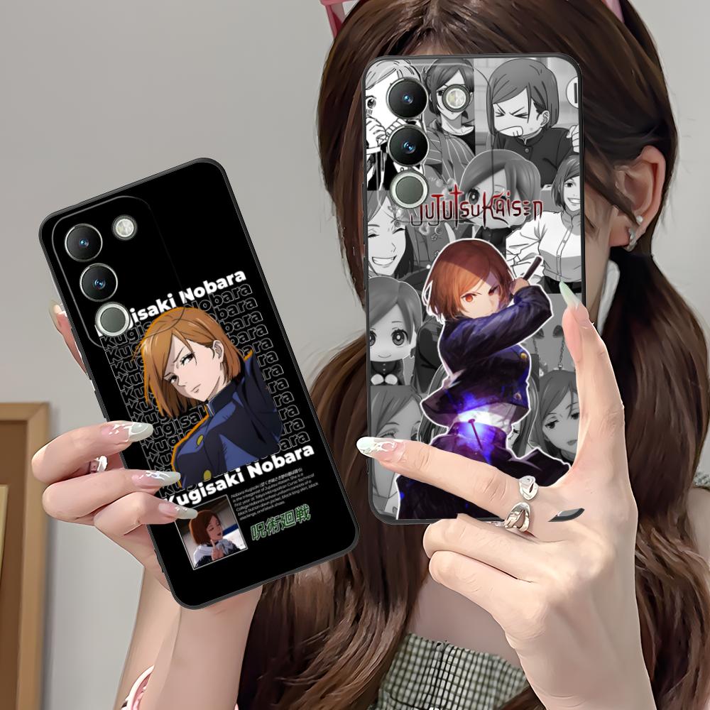 Чехол для мобильного телефона Jujutsu Kaisen Нобара для VIVO V60 V50 V40 V30 V29 V27 V25 V23 Pro Lite 5G Цветной печатный чехол для смартфона