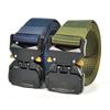 New Men's Tactical Buckle Nylon Belt Casual Workwear Quick Release Outdoor Belts Versatile Sportswear Trouser Belt Tide