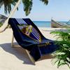 Málaga C.F Beach Towel, Large Soft Quick Dry Towel for Beach Camping Swimming