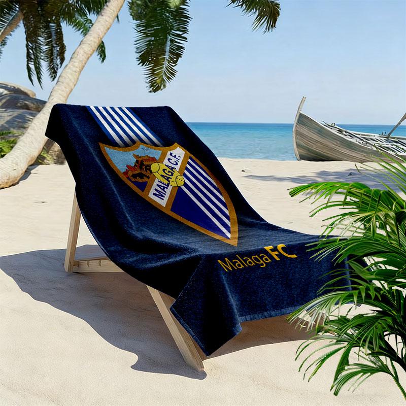 Málaga C.F Beach Towel, Large Soft Quick Dry Towel for Beach Camping Swimming