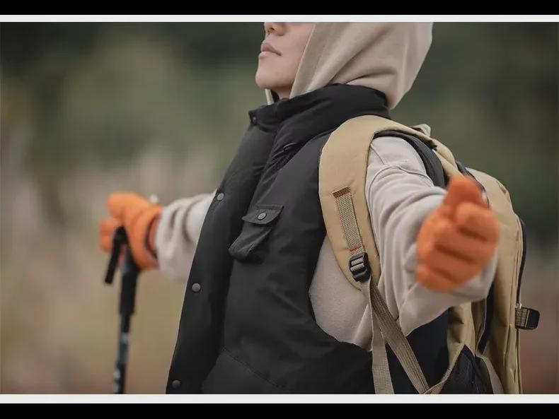 Унисекс японский ретро стеганый зимний рабочий жилет