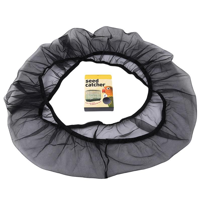Легкоочищающиеся чехлы для птичьих клеток, сетчатый защитный сетчатый фильтр для улавливания семян, сетчатая юбка для птичьей клетки, пыленепроницаемая сетчатая крышка для попугаев