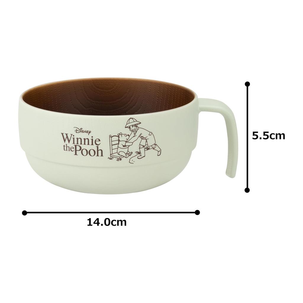 Maebata Кружка Винни-Пух компактная, для посудомоечной машины, подходит для микроволновой печи, синяя, 400 мл, Disney 52953 D-WP35