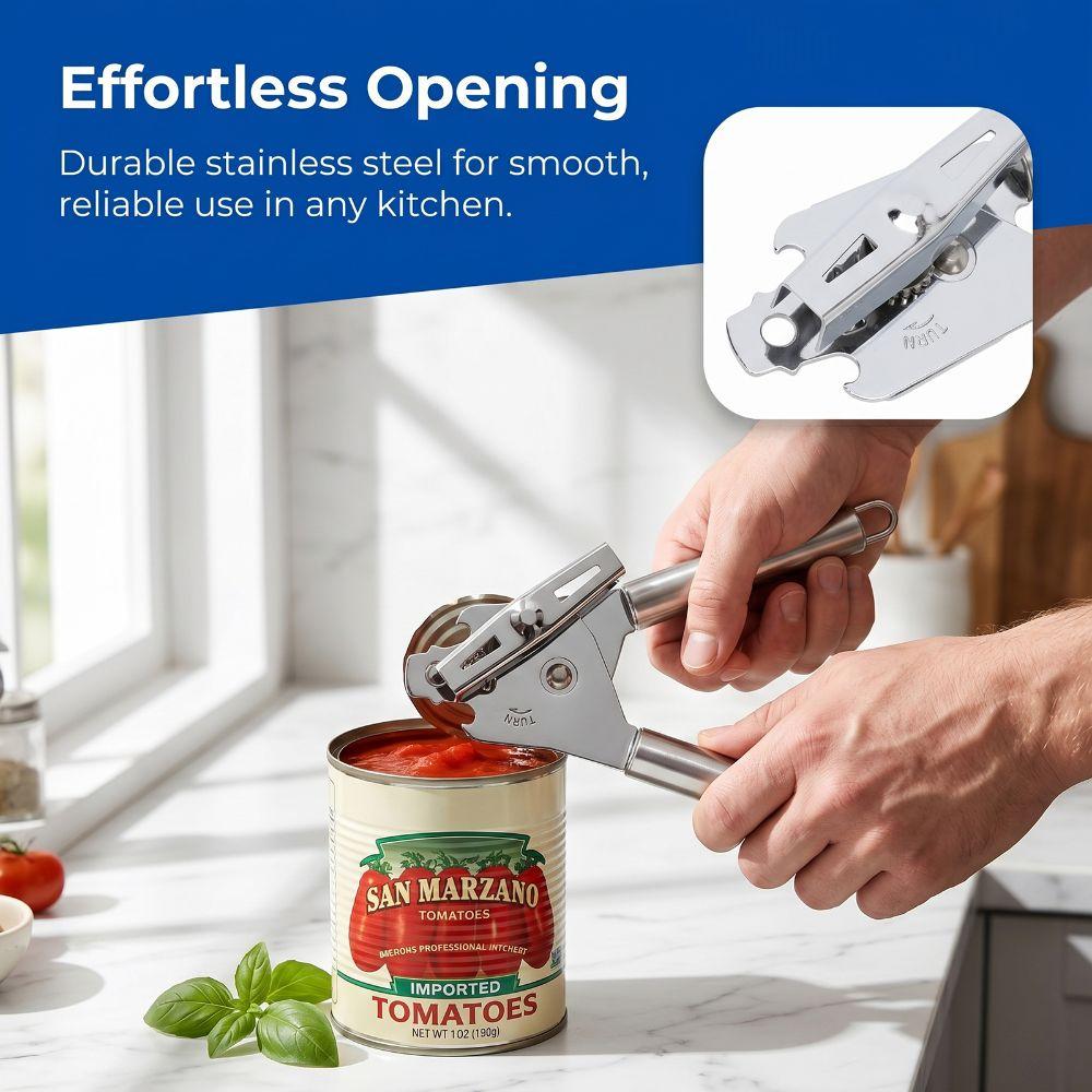Manual Can Opener Handheld Lid Gripper Kitchen Utensil Jar Opener Home Kitchen