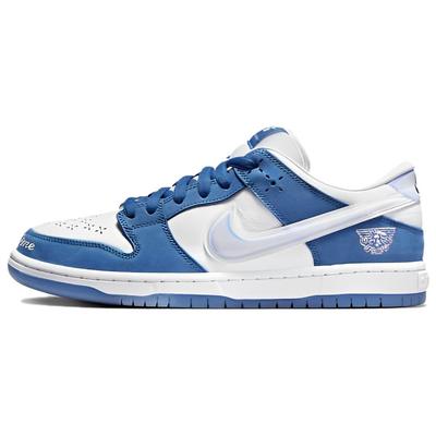 Born x Raised x Dunk Low SB One Block at a Time Унисекс Кроссовки Синий Глубокий Королевский Синий Белый FN7819-400