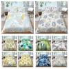 Leaf Printing Bedding Set Plant Duvet Cover Bed Cover Highend Pillowcase Woman Bedding Suit King Size Bed Set Cover