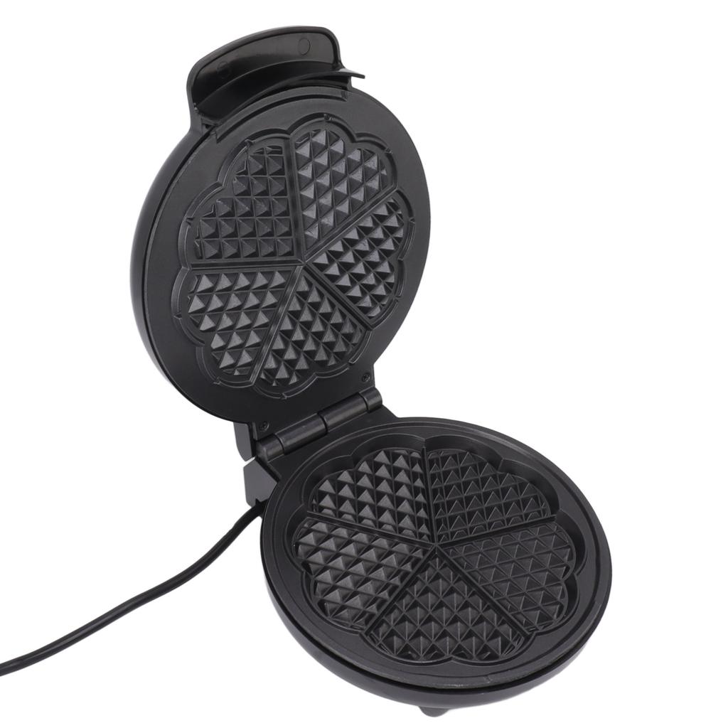 Двухсторонняя машина для приготовления вафель, домашняя машина для выпечки тортов, многофункциональная мини-машина для приготовления вафель, черная