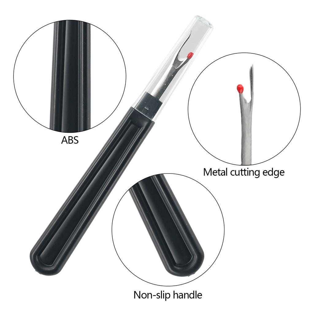 1PC Black Seam Ripper For Sewing Craft Removal Of Thread For Needlework Thread Cutter Craft Tool Sewing Accessory