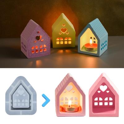 Силиконовая форма подсвечник Loving House 3D силиконовая литейная форма для эпоксидной мыльной бетонной штукатурки