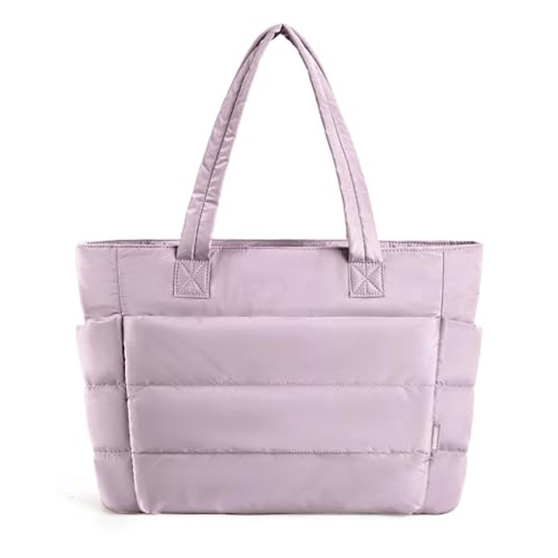 Women's Bag Large Capacity Solid Color Tote Bag Versatile Handbag for Commuter Work Student Class Shopping Bag