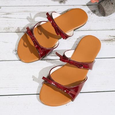 Модные женские балетки сандалии повседневные тапочки летняя обувь 2025 новая модная нарядная с двойным бантом пляжная богемная обувь женские домашние шлепанцы