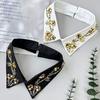Elegant Diamond Lace False Collars Woman Crystal Removable Collar Women Necklace Fake Collar Detachable Tie Clothing Accessories
