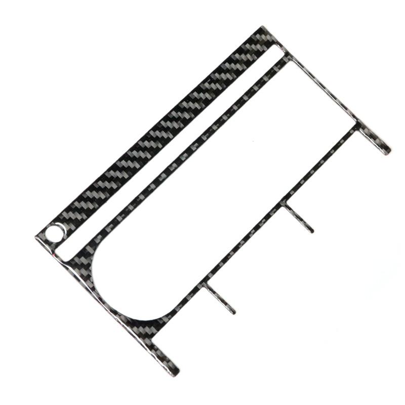 Автомобильные аксессуары, внутренняя панель из углеродного волокна, панель подъема окна, панель передач, подождите, черные наклейки, декоративные для Subaru Forester