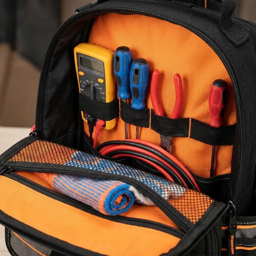 Durable Electrician Tool Pouch Ergonomic Handle Tool Bag Tool Organizer Tool Pouch Bag Technician