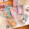 Pencil Case Transparent Large-capacity Student Pencil Case Cute Girl Creative Simple Pencil Case Stationery Bag