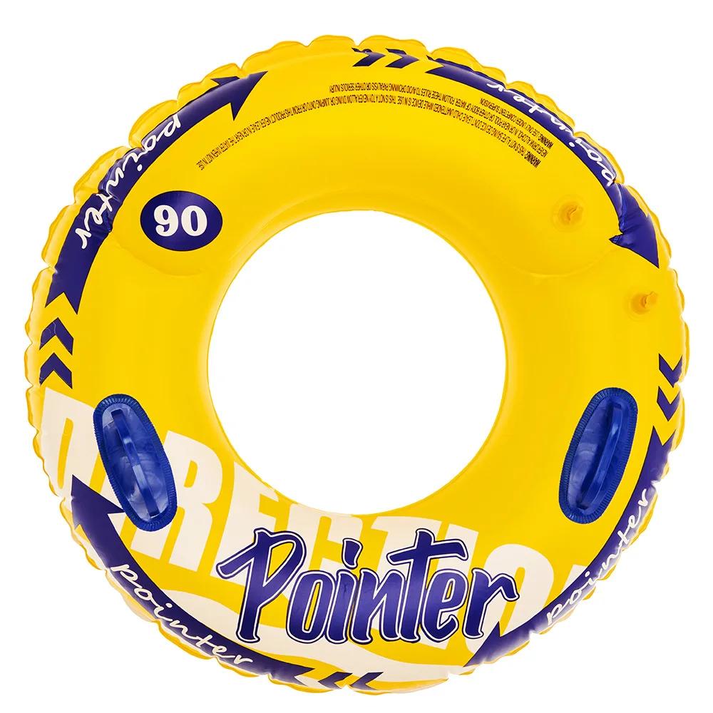 Утолщенное кольцо для плавания, поплавок, надувная игрушка с ручкой, кольцо для плавания, трубка, круг для плавания для взрослых, бассейн, пляжное водное игровое оборудование