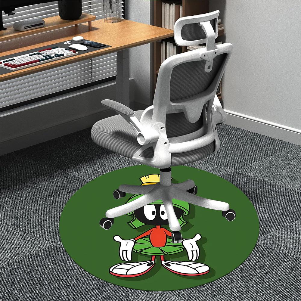1PC Martian, Looney Tunes Office Round Area Rug, Indoor Mat Suitable For Office, Under Office Chairs Bedroom Living Room Home Decor DT1212062