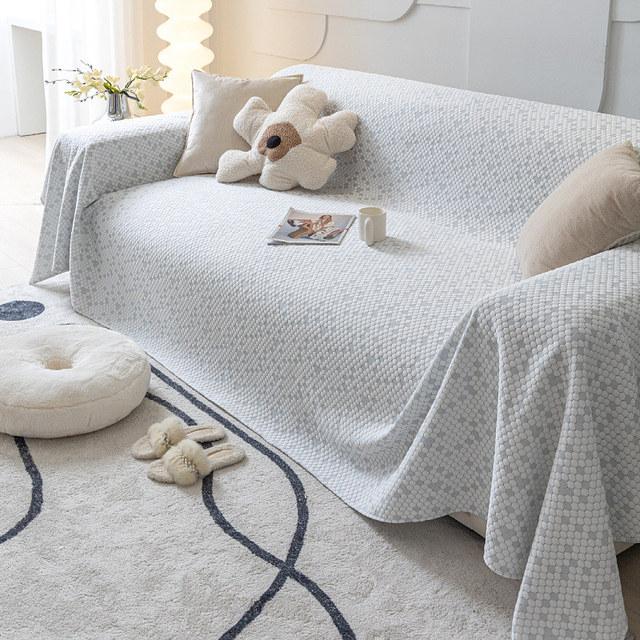 Cool Summer Sofa Cover With Arm For Leather Couch Non Slip Modern Sofa Throw Towel Furniture Protector L Shape