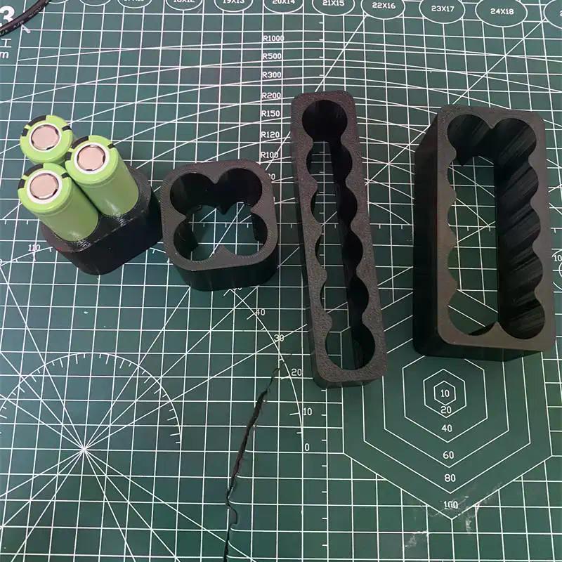 1/4Pcs 18650 Lithium Battery Spot Welding Fixture - Fixed Assembly Bracket for Battery Pack Welding Positioning