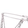 1Pc Unisex Classic Chain Pin Brooches  Bf Punk Hip Hop Jewelry Gifts