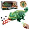 Electric Infrared Remote Control Light Crawling Chameleon, Children'S New Strange Bug Catcher Tricky Chameleon Toy