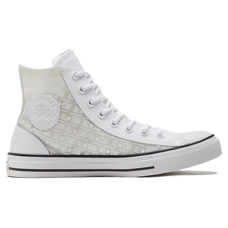 Converse Chuck Taylor All Star Трендовые Универсальные Удобные Высокие парусиновые Унисекс Белые и Черные