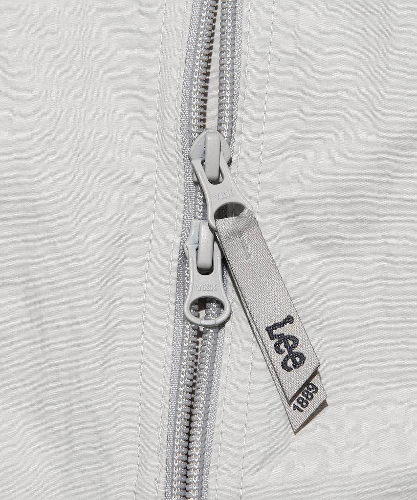 Легкий серый нейлоновый жилет с капюшоном Lee