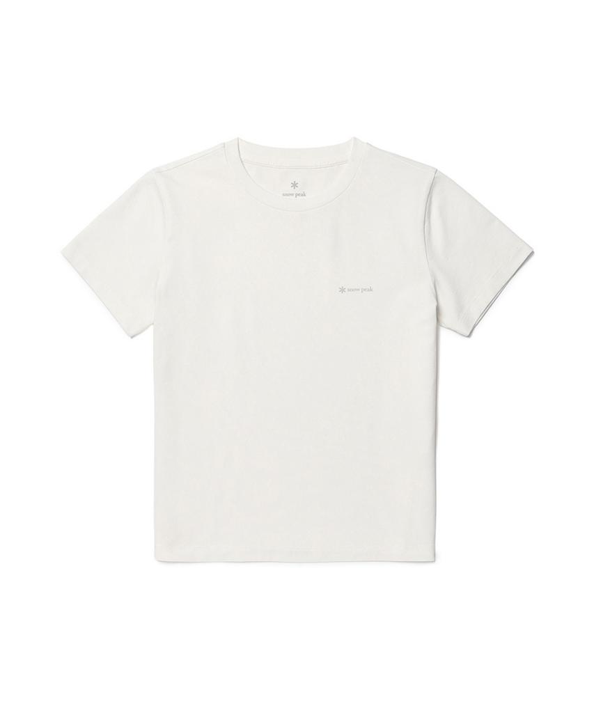 SNOWPEAK APPAREL Regen Quick Dry Women'S Slim Fit Short Sleeve T-Shirt (S26Mwtts51) Off White