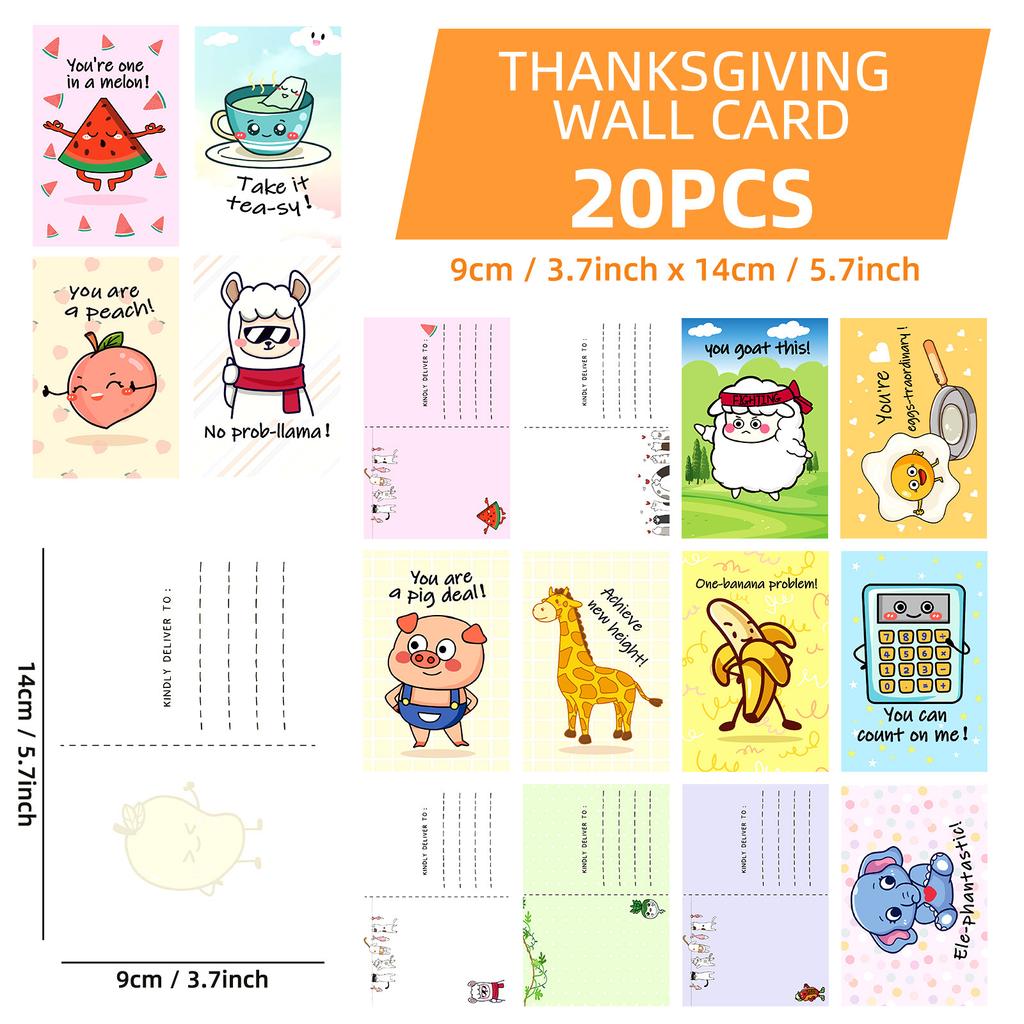 20 Мультяшный, Анимированный текст, Каламбур, Открытка, Подарок, Поздравительная открытка, Красивая маленькая открытка.