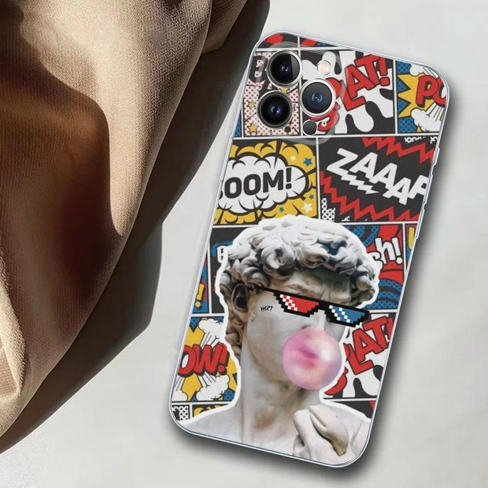 Чехол для мобильного телефона Apple Iphone15 Pro Чехол для мобильного телефона David Statue, окрашенный, устойчивый к падениям Чехол для мобильного телефона Huawei Anti Drop