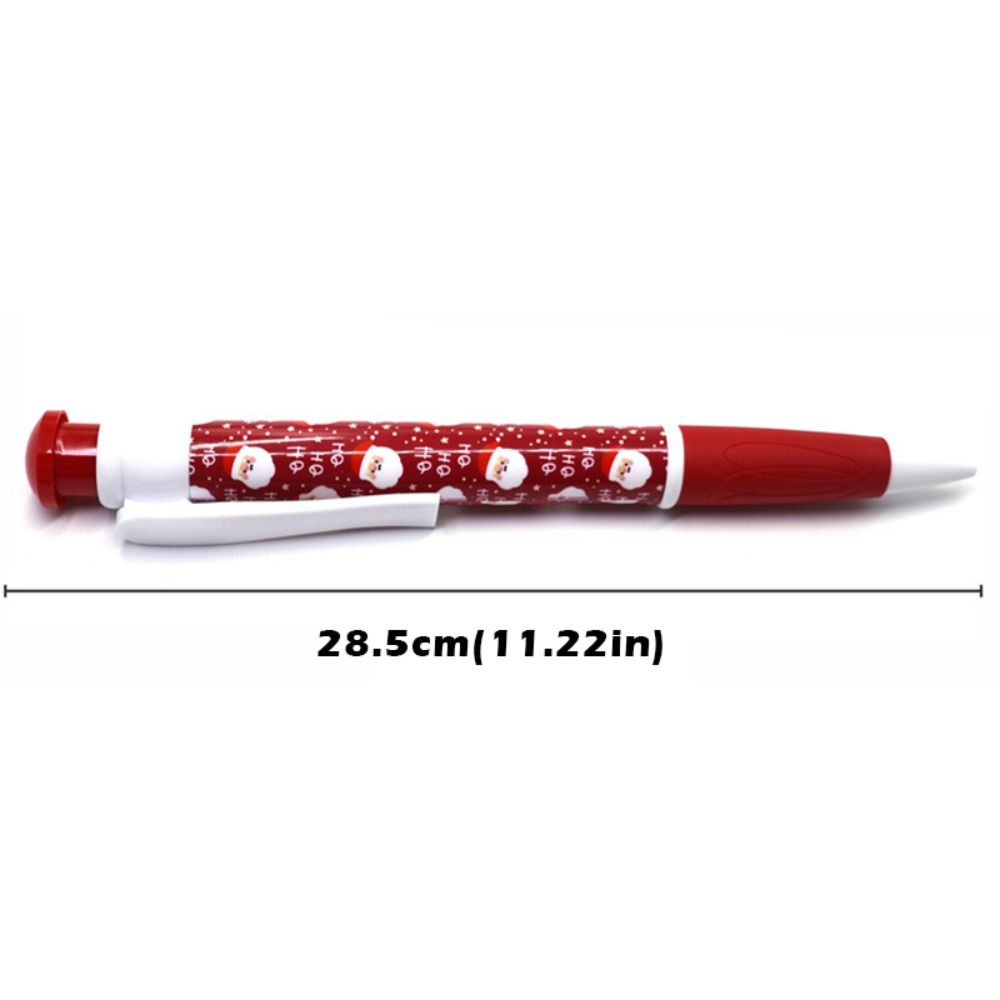 Novelty Toy Huge Ball Pen 28.5cm Oversize Ballpoint Pen Cartoon Christmas Pen School Office