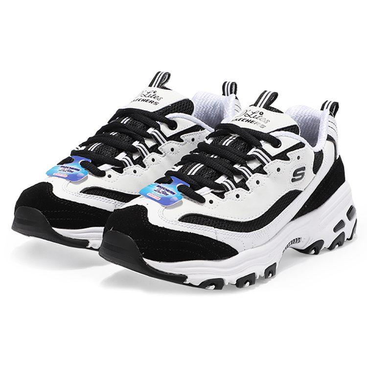 Skechers D'lites Женские 13148-WBK Белый Черный