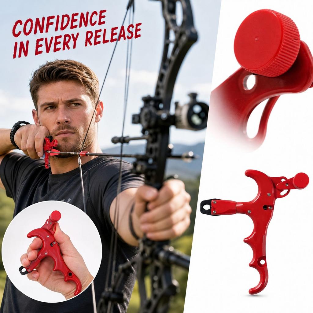 Handheld Rotating Release Aid with Three Finger and Four Finger for