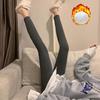 Autumn New Thickened Solid Casual Warm Flannel Leggings for Women Slim Fit Tight Winter Legging Pants Lady Fashion Plush Woman Pencil Leggings 25682