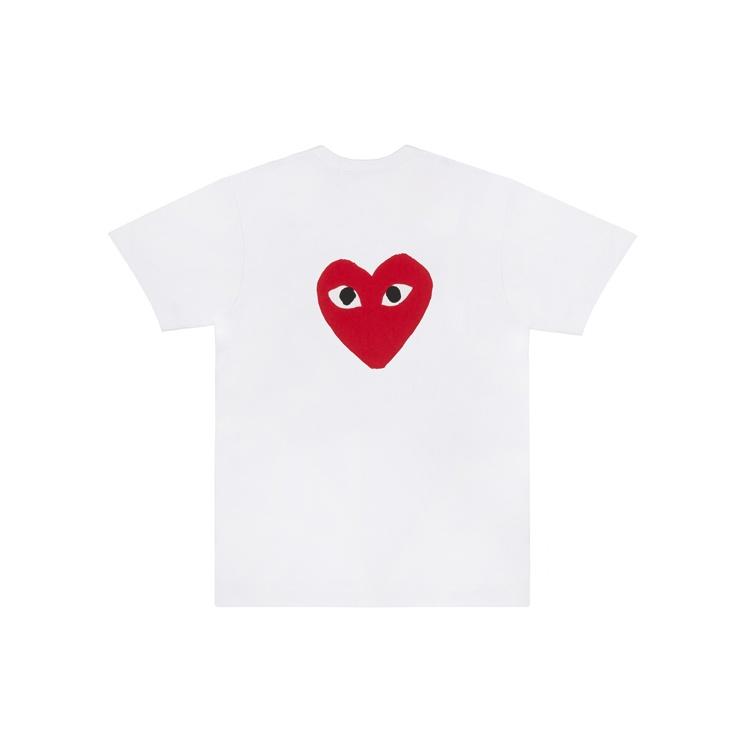 Comme des Garçons PLAY COMME des GARCONS PLAY Red Emblem No Eyes T-Shirt 'White' Men's AZ-T222-051-1