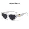 Luxury Glamour Women Brand Sunglasses Fashion V Designer Glasses Cat Eye Stylish Runway Ladies Eyewear UV400