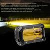 72W 6500K 24LED Желтая линза Рабочая лампа 5 дюймов 6000LM 12V Прожекторная лампа