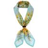 JILL STUART Old Flower Cotton Scarf 50105501, Women's, Machine Washable, Sun Protection, 50105501B, Green [B], Approx. 64cm W X 64cm H