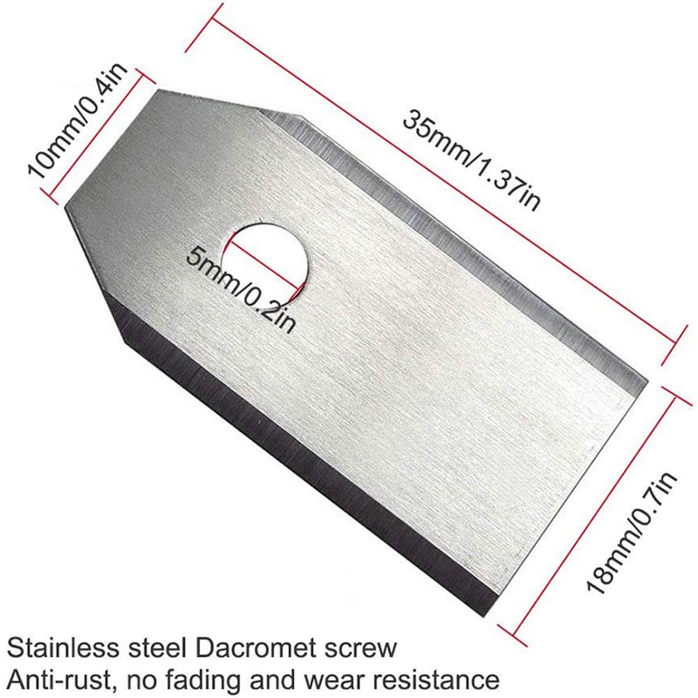 30 шт. Комплект режущих ножей для газонокосилки Набор лезвий для газонокосилки из нержавеющей стали 0,7 мм Острые для Husqvarna Automower/Gardena