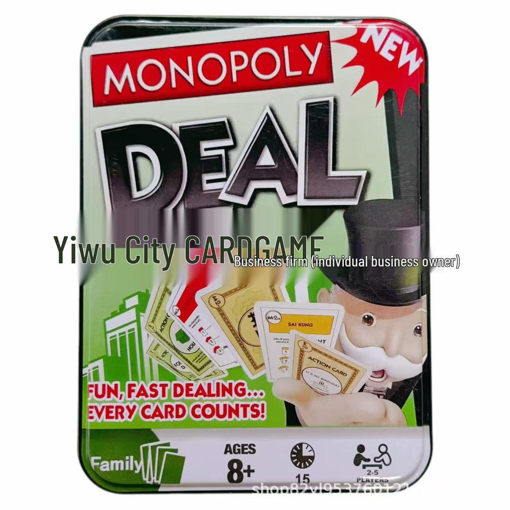 UNO Waterproof Tin Box Series: Popular Board Game Cards for Team Building & Family Gatherings