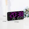Wall-mounted Electronic Wall Clock Temperature Display Table Clock Digital LED Clocks  for Bedroom