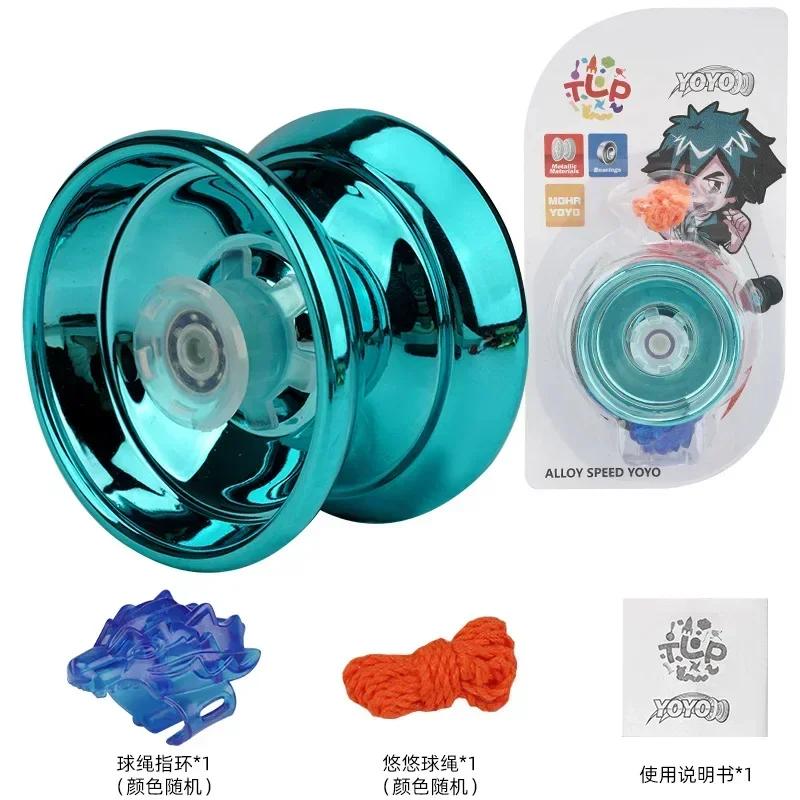 Magic Alloy Metal YoYo Professional High Speed Bearings Special Props Yoyo Luminescent Toy Gift for Beginner Boys Classic Toys