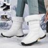 Women's Winter Padded Thickened Boots Warm Non-slip High-top Zip Models Snow Boots