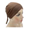 Ethnic Style Top Hat Solid Color Knotted Design Breathable Lightweight Headscarf Hat Outdoor Activities Headwear