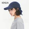 Outdoor Camping Sun Protection Hat Jennie Scarf Hat Small Sweet Sunscreen Tie Hat Wide Brim Hat Headscarf Cool Girl