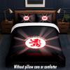 Middlesbrough FC Design Bed Bedding Set 1 Duvet Cover + 2 Pillowcases Soft Breathable Household Bed Linens