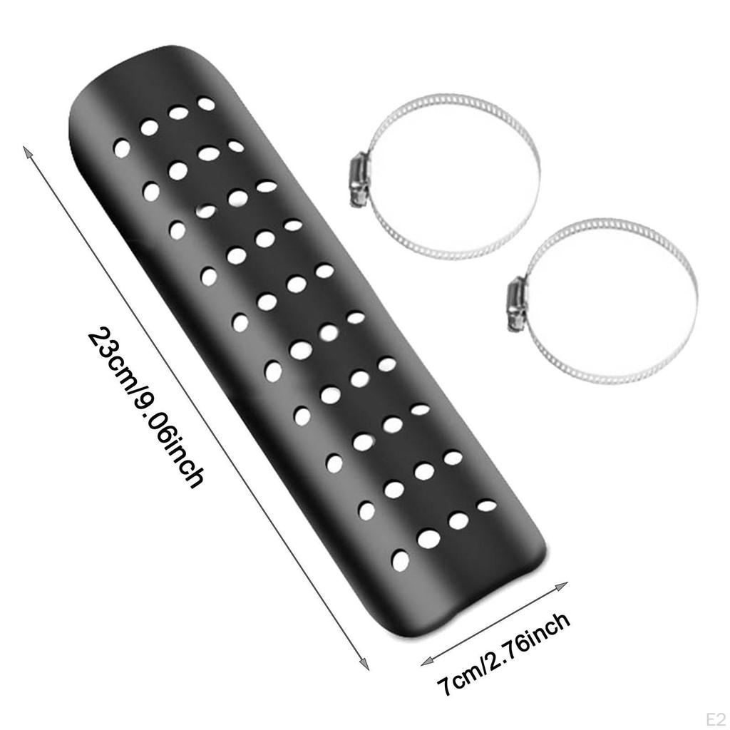 Тепловой экран выхлопной трубы мотоцикла Мотоциклетные аксессуары Легко установить Стильный