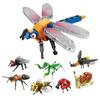 KAZI Brick Toys Big Mantis Animal Model MOC Building Blocks Dragonfly Children's Assembly Toy Birthday Gift